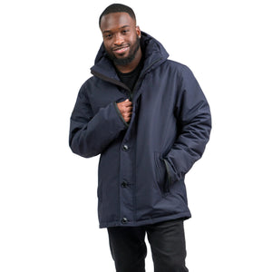 Outdoor Survival Canada OSC Men's Sinik -15C Down Parka in Cold Lake Blue Front | ScoutTech Outfitters Mississauga