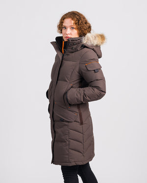 Outdoor Survival Canada OSC Women's Siku -40° Alpine Moss Down Parka - ScoutTech