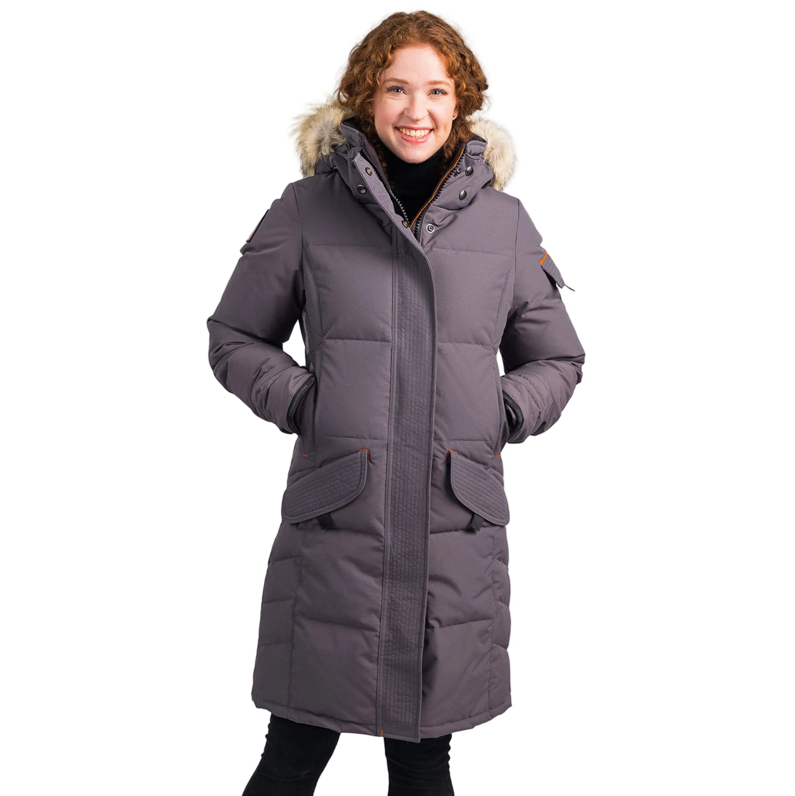 Outdoor Survival Canada OSC Women's Siku -20°C UC Down Parka in Charcoal Grey | ScoutTech Outfitters Mississauga Store