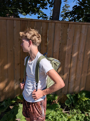 Europe Bound Vintage Daypack 31L Capacity