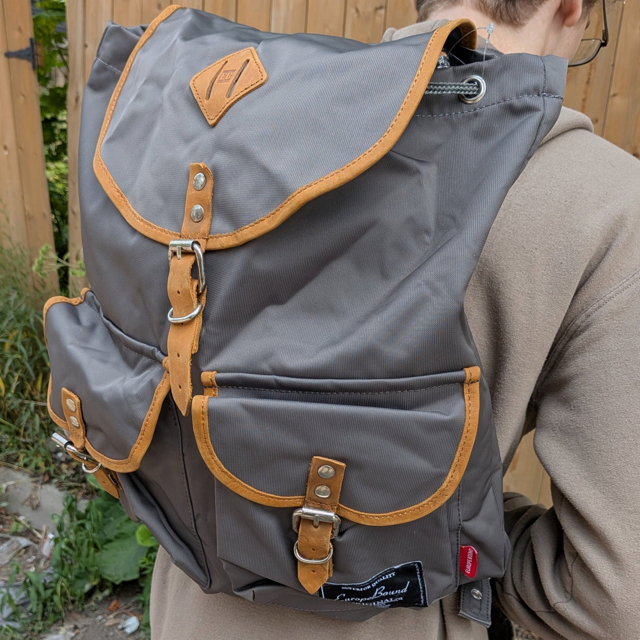 Europe Bound Retro Backpack 31L Capacity