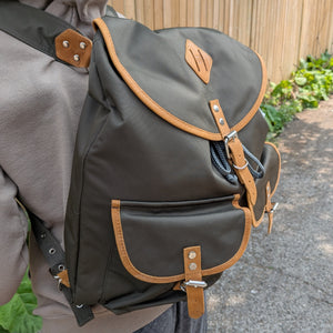 Europe Bound Retro Backpack 31L Capacity