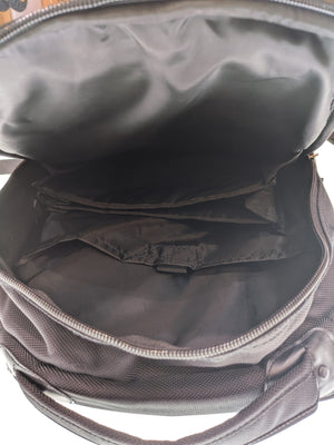 Europe Bound Exec-Tek Black Heavily Cushioned Laptop Backpack 18L