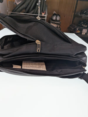 Europe Bound Exec-Tek Black Heavily Cushioned Laptop Backpack 18L
