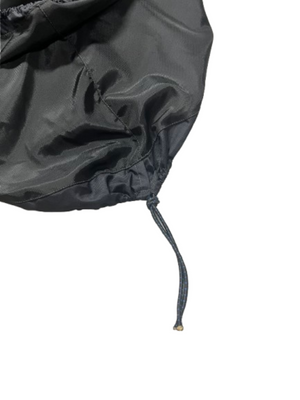 PaddleStuff Nylon Kayak Spray Skirt in Black Close Up Bungee Drawcord View | ScoutTech Outfitters Mississauga Store