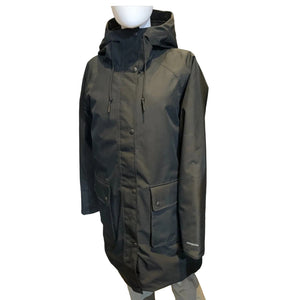 Patagonia Women's Great Falls Parka in Black on Mannequin Front | ScoutTech Outfitters