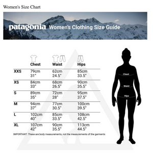 Patagonia Women's Iliana Halter Top Organic Cotton Tie Dresses Sizing Chart | ScoutTech Mississauga