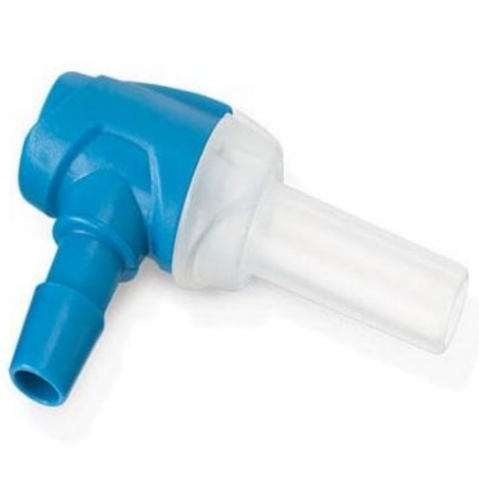 Platypus Blue and white plastic valve component on a white background | ScoutTech Outfitters Mississauga Store