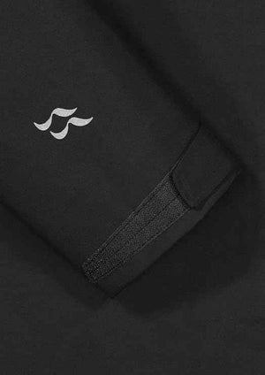 Rab Women's Kangri 3-Layer GORE-TEX Rain Shell Jackets in Black Cuffs Close Up | ScoutTech Outfitters