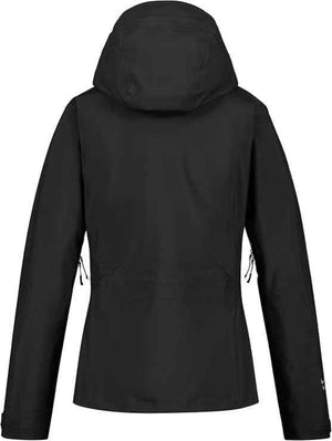 Rab Women's Kangri 3-Layer GORE-TEX Rain Shell Jackets in Black Rear View | ScoutTech Outfitters