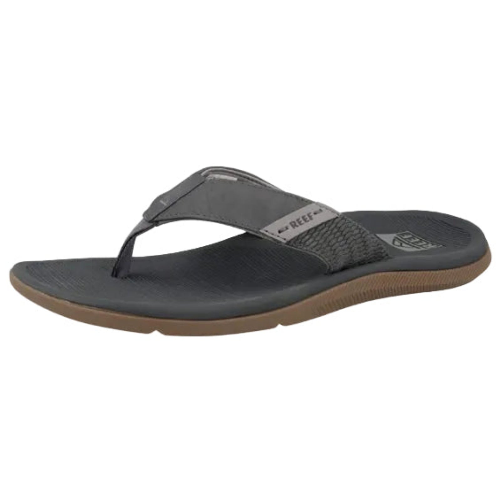 Reef Men's Santa Ana Vegan Leather Flip-Flop Sandals - ScoutTech