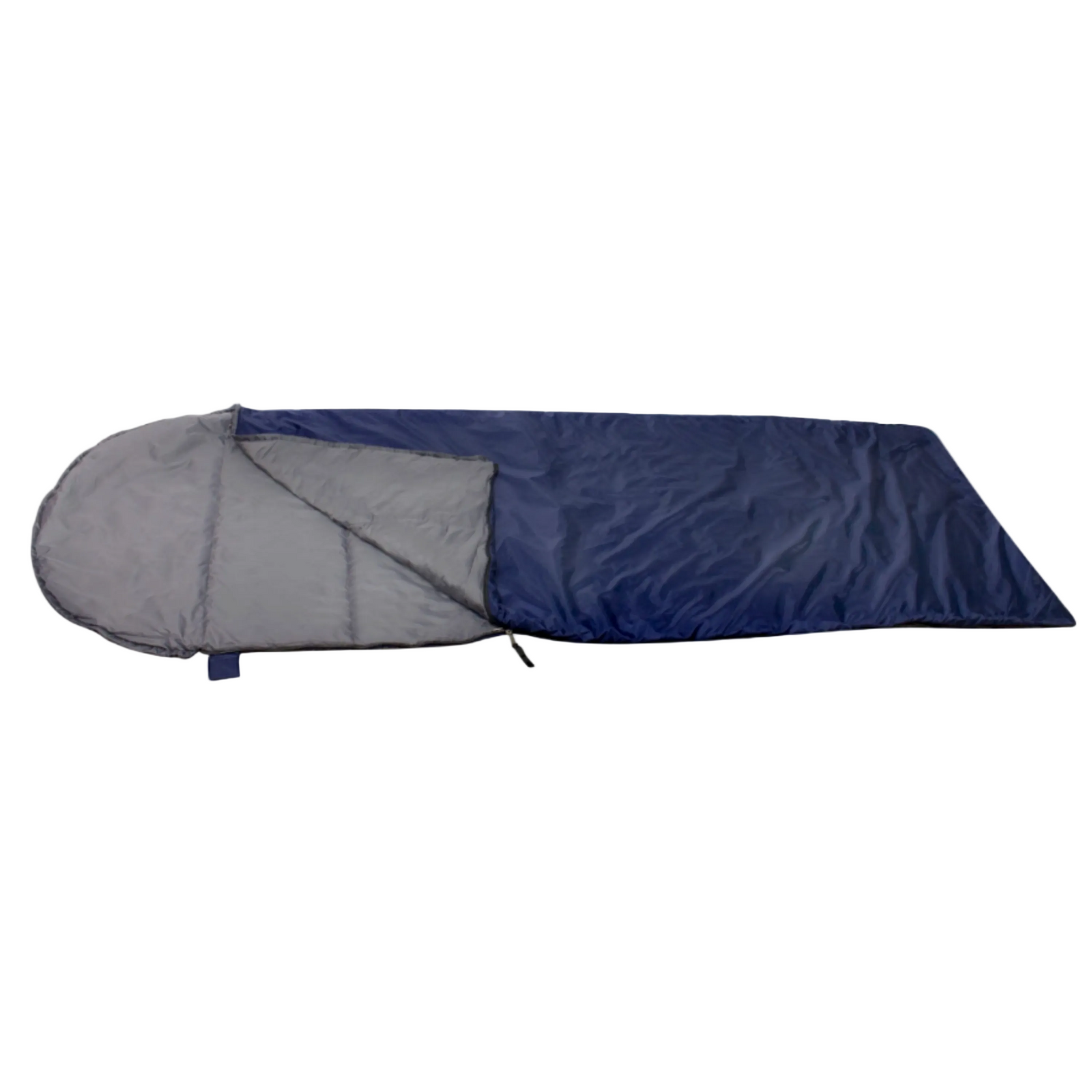 Rockwater Designs Micra-Lite Synthetic Hooded Rectangular +5C/41F Summer Sleeping Bags In Navy Blue with Grey Wicking Lining | ScoutTech Outfitters Mississauga Store
