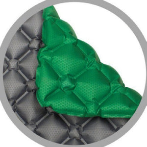 Rockwater Designs TPU Light Long Length Self-inflating Air Mattresses in Green Close up of Fabric | ScoutTech Outfitters Mississauga Store