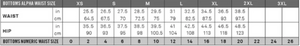 Royal Robbins Women's Discovery III Pants Size Chart | ScoutTech Outfitters