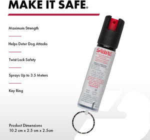 SABRE Dog and Coyote Deterrent Spray 22g Maximum Strength with Key Ring | ScoutTech Outfitters Mississauga Store