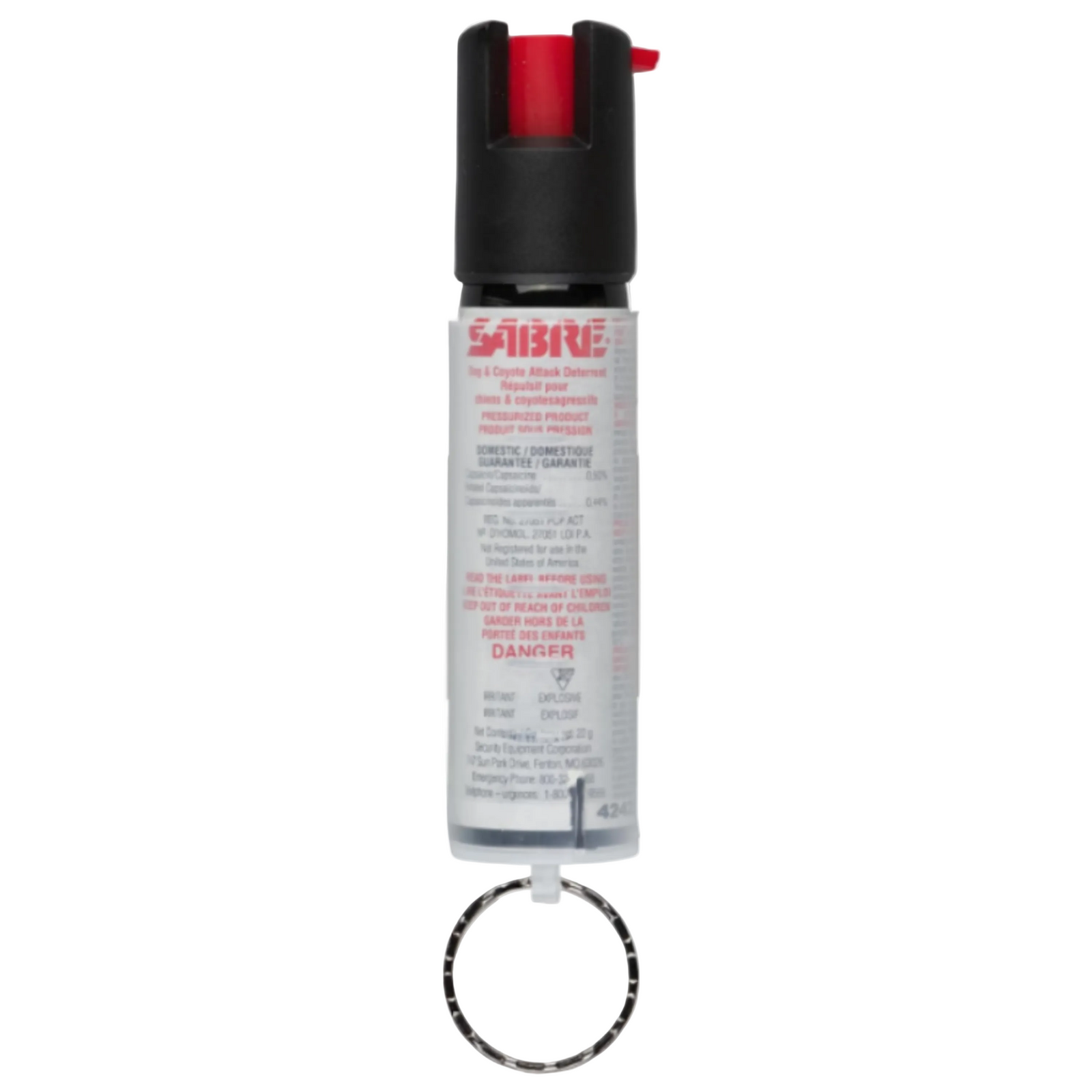 SABRE Dog and Coyote Deterrent Spray 22g Maximum Strength with Key Ring | ScoutTech Outfitters Mississauga Store