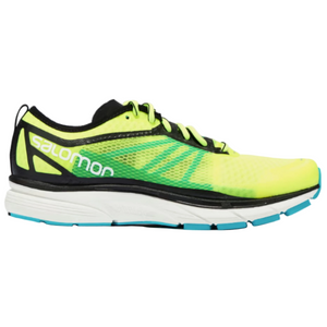 Salomon Men's Sonic RA Running Shoes in Yellow Black and Bluebird | ScoutTech Outfitters