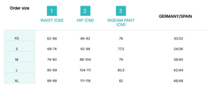 Salomon Women's Elemental Hiking Shorts Size Chart | ScoutTech Outfitters