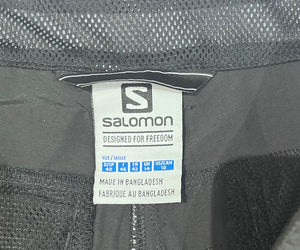 Salomon Women's Elemental Hiking Shorts in Black Internal Tags View | ScoutTech Outfitters 