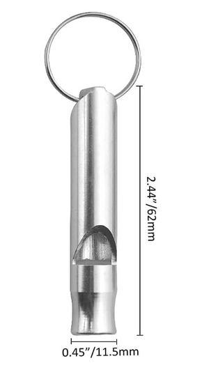 Aluminum Pea-less Whistles LARGE - SINGLE