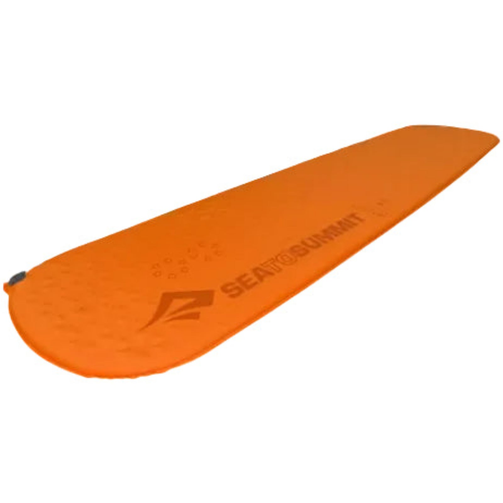 Sea to Summit UltraLight S.I. Self-Inflating Sleeping Mattress Large in Orange Inflated Upper View | ScoutTech Outfitters Mississauga Store