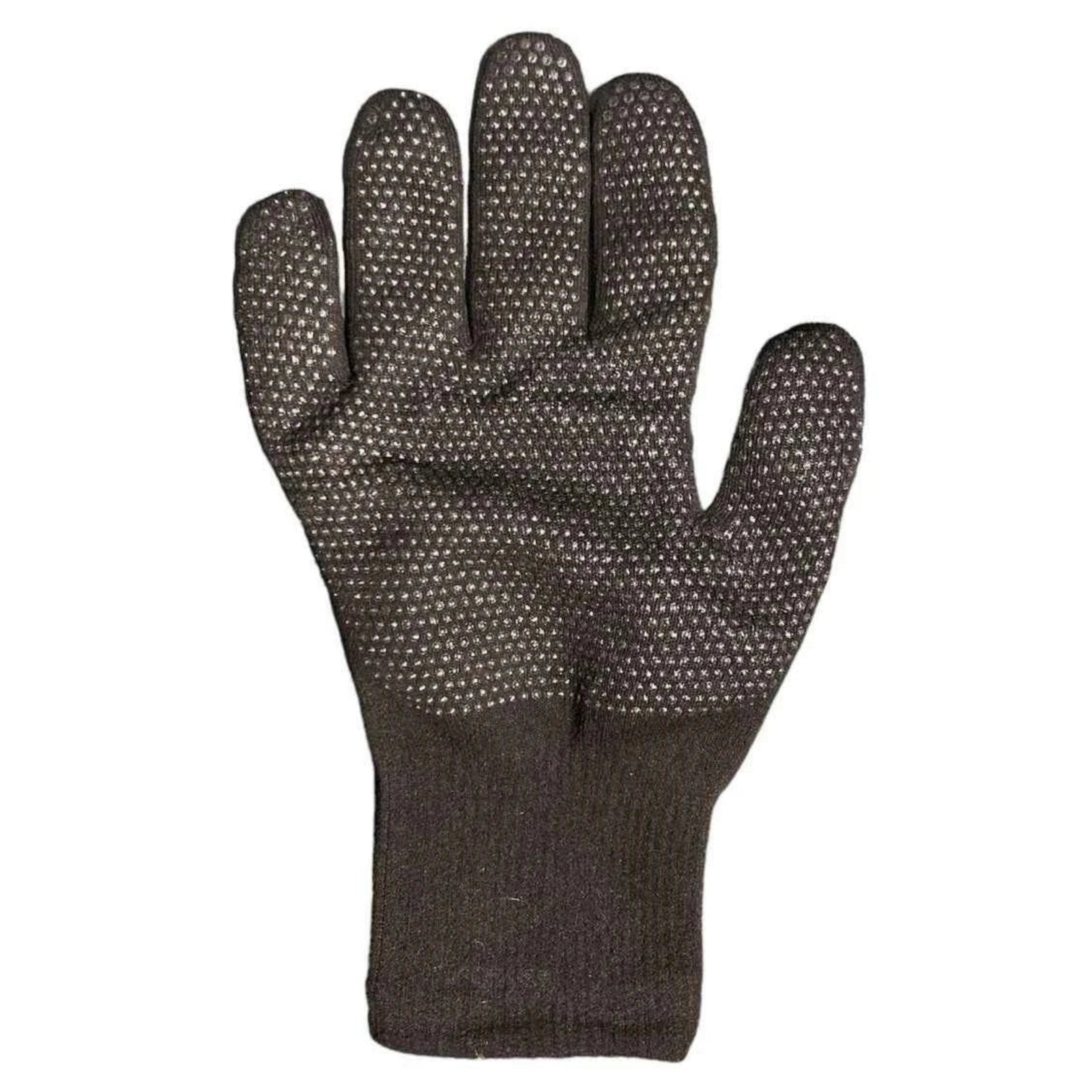 SealSkinz Unisex Waterproof All Weather Ultra Grip Knitted Gloves in Black Showing Palm Sizes L & XL | ScoutTech Outfitters