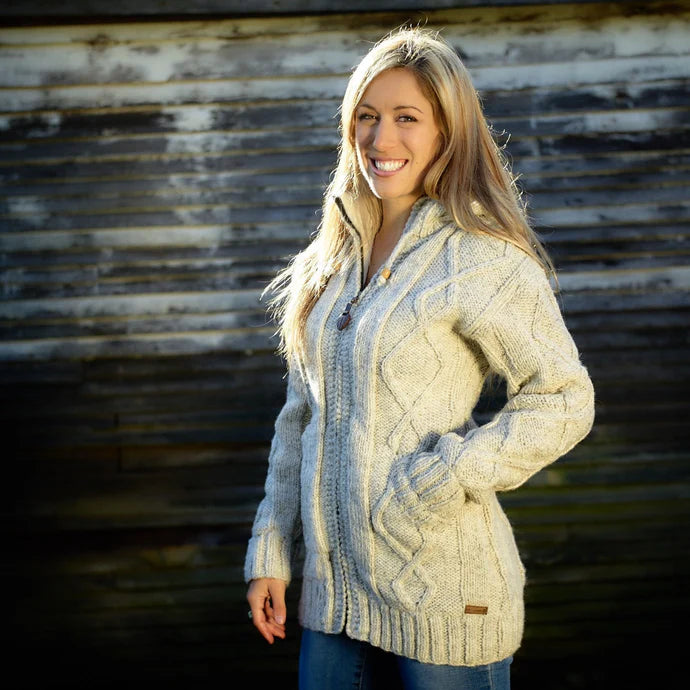 Lost Horizons Women's Shannon Wool Sweater Small - Made in Nepal - ScoutTech Outfitters