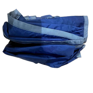 Sierra Designs Meteor Light Custom Fitted Tent Footprints Folded View Showing Blue Material with Grey Accents | ScoutTech Mississauga