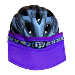 SlickRock Removable Helmet Sun Visors One-Size Front Helmet Mounted View - ScoutTech Outfitters