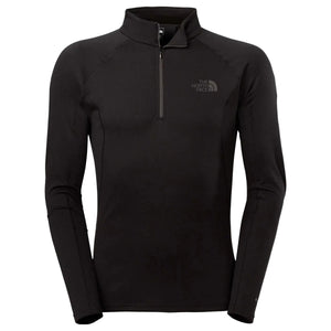The North Face Men's Warm Long Sleeve Quarter Zip Neck Base Layer Tops in Black Size XL| ScoutTech Outfitters Mississauga Store