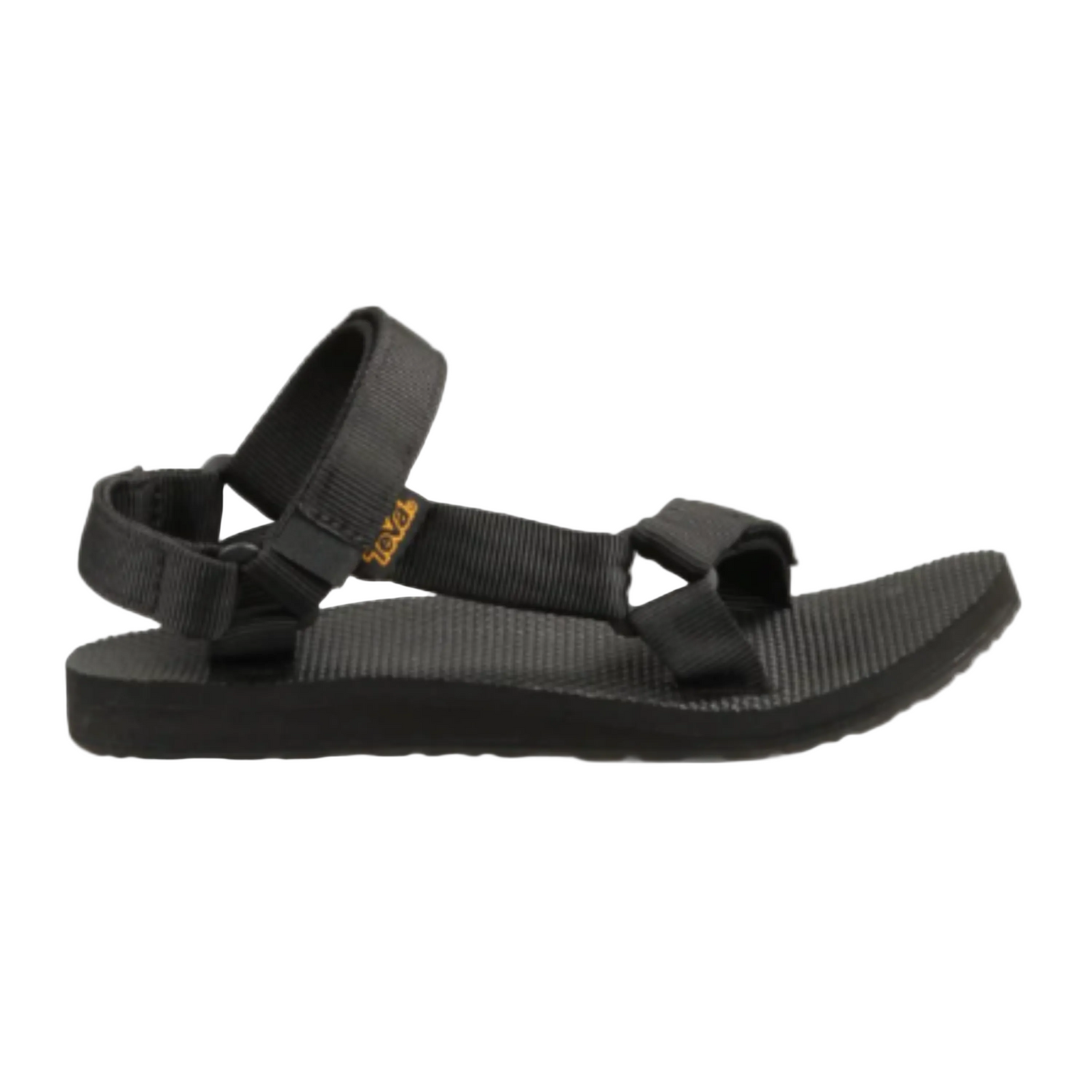 Teva Women's Original Universal Sandals in Solid Black Side View | ScoutTech Outfitters Mississauga Store