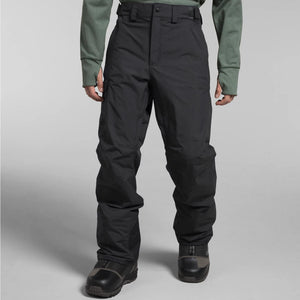 The North Face Men's Freedom Waterproof Insulated Snow Pants in Black Front View Size XL | ScoutTech Outfitters Mississauga Store