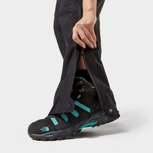 The North Face Women's Dryzzle SHORT Length Gore-Tex Full Zip Rain Pant Ankle Close Up | ScoutTech Outfitters