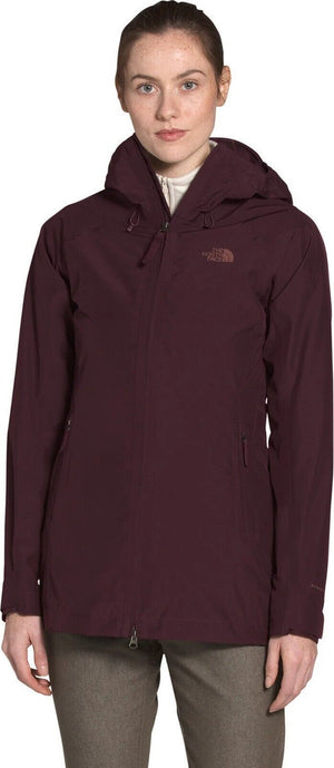 The North Face Women's Hikesteller Futurelight Rain Parka in Burgundy | ScoutTech Outfitters Mississauga Store