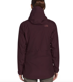 The North Face Women's Hikesteller Futurelight Rain Parka in Burgundy | ScoutTech Outfitters 