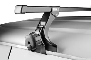 Thule 300 Rain Gutter Foot Pack for Mounting Bars on Vehicle Rooftops (4 Pack) Action View | ScoutTech