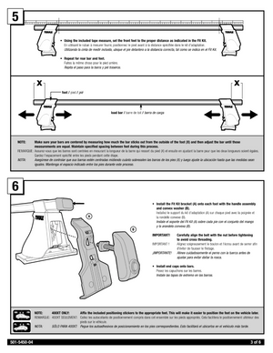 Thule Aero Foot Pack 400 XT Instruction Manual Page 3 | ScoutTech Outfitters Mississauga Store