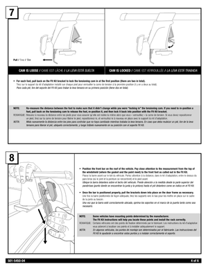 Thule Aero Foot Pack 400 XT Instruction Manual Page 4 | ScoutTech Outfitters Mississauga Store