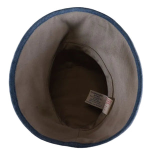 Tilley Kids Reversible Bucket Hat in Solid Light Grey Reverse Side | ScoutTech Outfitters Mississauga