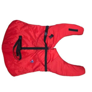 Trekk Marine Dog Canine Flotation Support Jacket Devices in Red Ready to Fasten | ScoutTech Outfitters Mississauga Store