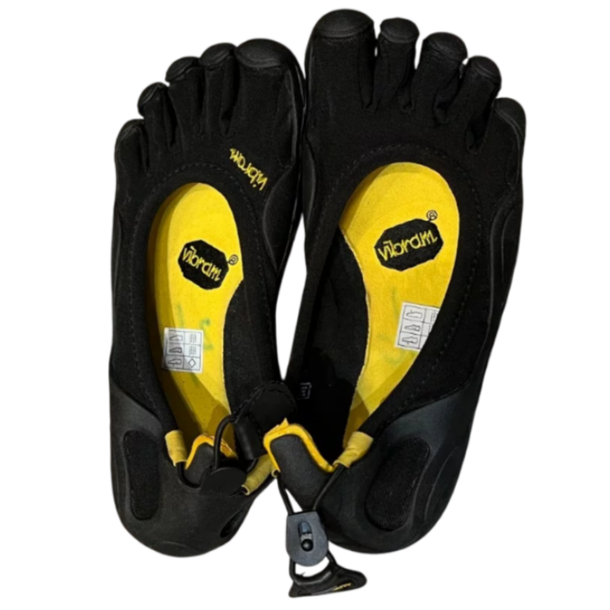 Vibram FiveFingers Women's Classic Running Shoes Upper View in Black W108 | ScoutTech Outfitters