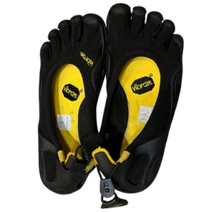 Vibram FiveFingers Women's Classic Running Shoes Upper View in Black W108 | ScoutTech Outfitters