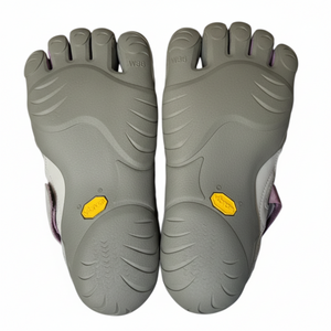 Vibram Fivefingers Women's KSO Running Shoe W1459 View of Grey Soles | ScoutTech Mississauga Store