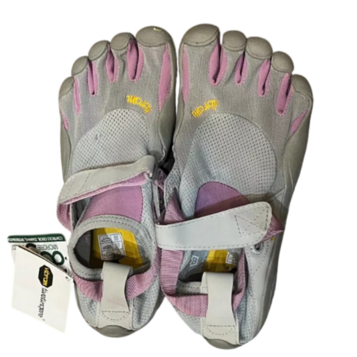 Vibram Fivefingers Women's KSO Running Shoes W1459 in Grey and Pink | ScoutTech Outfitters