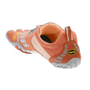 Vibram Fivefingers Women's Komodosport Shoes in Orange and Grey Heel View | ScoutTech Outfitters Mississauga Store
