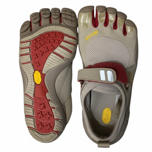Vibram Fivefingers Women's Treksport Hiking Shoes W4423 Grey and Red | ScoutTech Outfitters