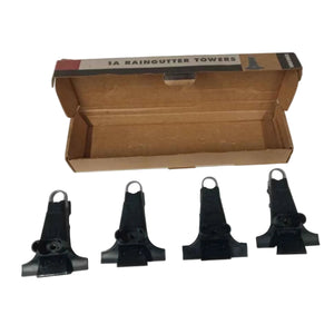 Yakima 1A Rain Gutter Towers 4-Pack in Black | ScoutTech Outfitters Mississauga Store