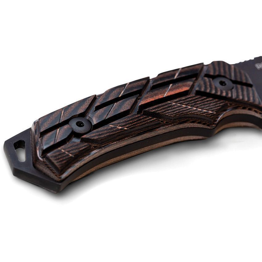 WOOX Rock 62 Mil-Spec Knife, Black Blade with XGRIP Handle - ScoutTech