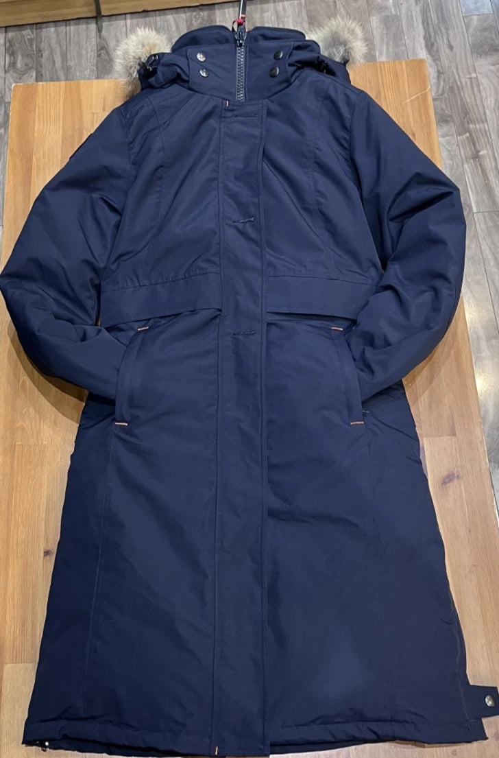 Outdoor Survival Canada Women's Nuaja -40 Down Parka - Cold Lake Blue, Medium - ON DISPLAY