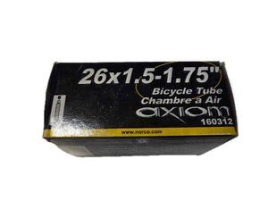 4 PACK Axiom Performance Bike Tubes | 26 X 1.5-1.75 | Presta Valve